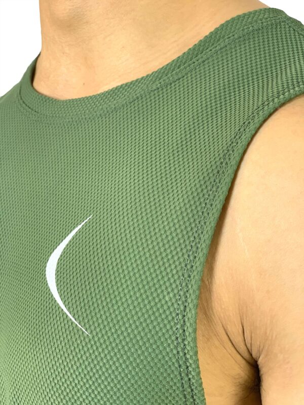ÁO SINGLET MATRIX DROP ARM DỆT SEAMLESS - Ảnh 3