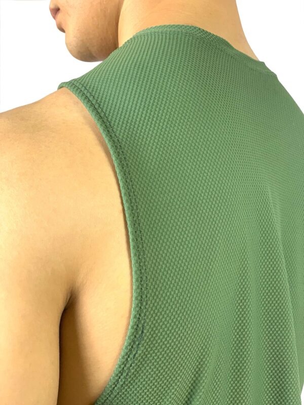 ÁO SINGLET MATRIX DROP ARM DỆT SEAMLESS - Ảnh 4